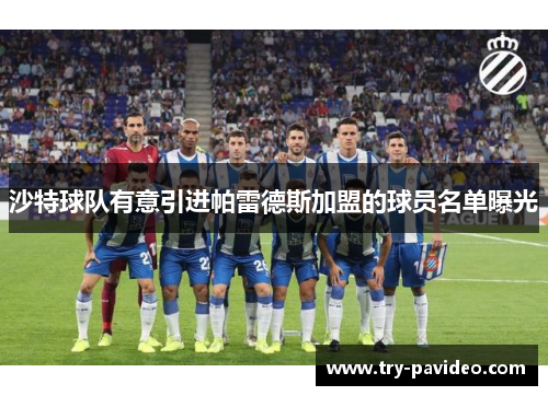 沙特球队有意引进帕雷德斯加盟的球员名单曝光